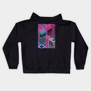 Enchanted Lazy Town - Illuminated Skylines Kids Hoodie